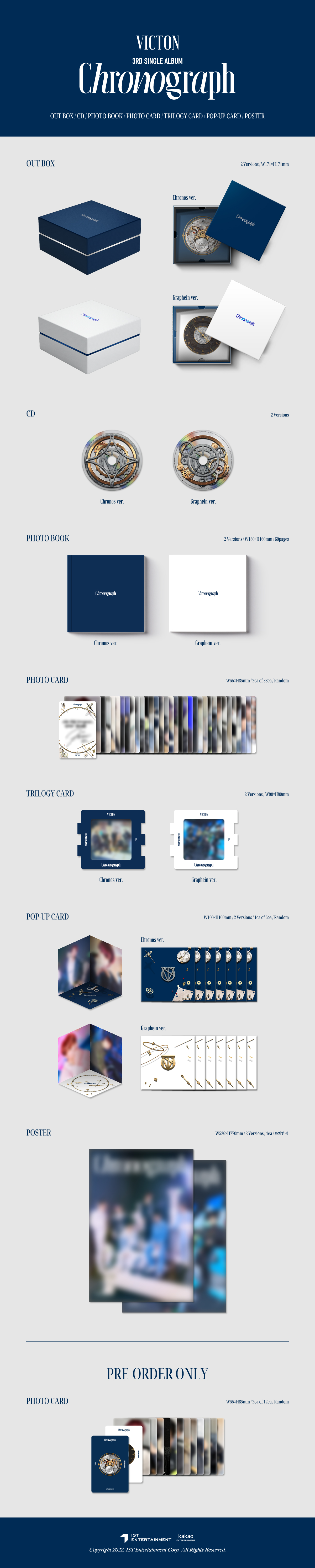 ktown4u.com : VICTON - 3rd Single Album [Chronograph] (Graphein Ver.)
